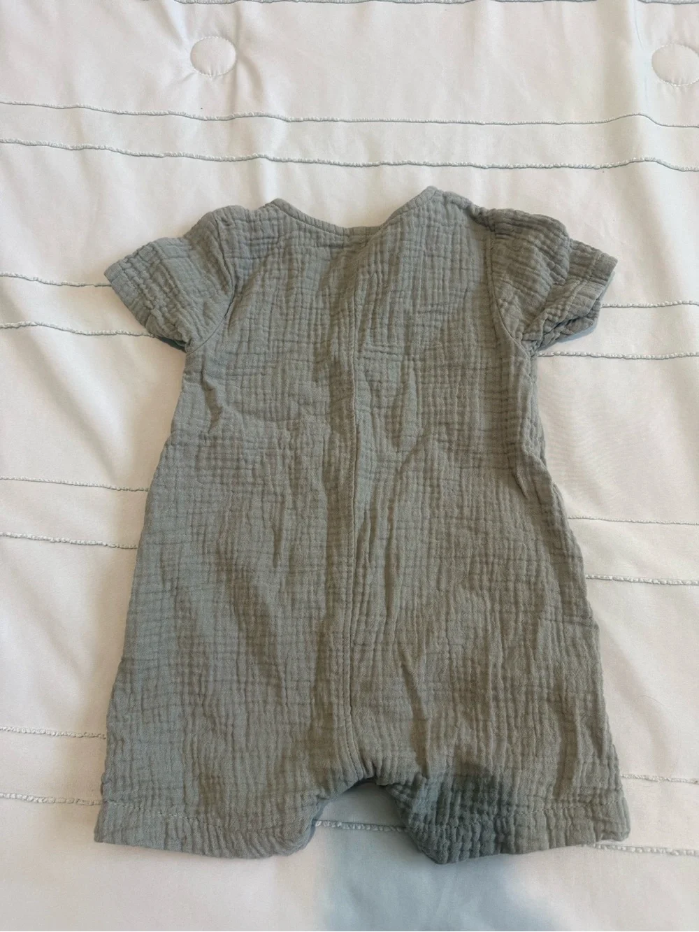 Baby Boy Carters Sage Green Romper & Hat Set 12m